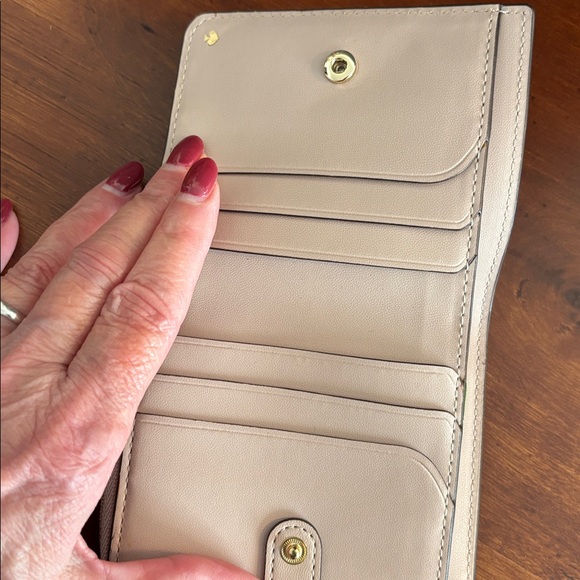 Kate Spade Metallic Gold Zip Wallet - Picture 4 of 7